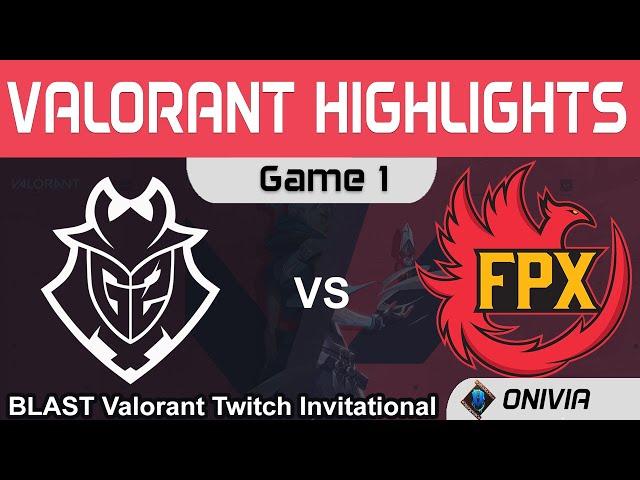 G2 vs FPX Highlights Game 1 Round2 BLAST Invitational 2020 Playoffs G2 Esports vs FunPlus Phoenix