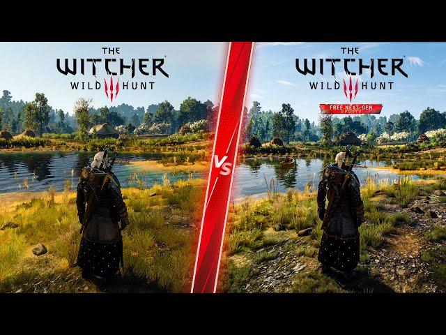 The Witcher 3 Next Gen vs Original - Direct Comparison! Attention to Detail & Graphics! 4K