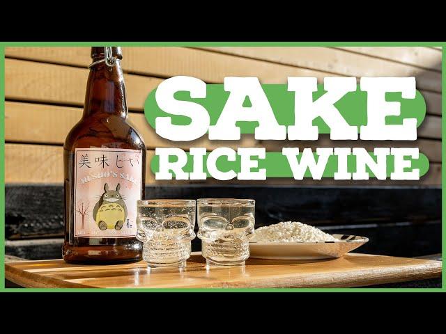 How to Easily Make SAKE (Rice Wine) at Home! 