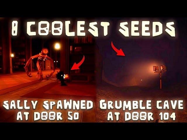 I Tried Your Coolest Seeds in Doors Content Update #3 | Sally Spawned At Door 50 Library | Doors