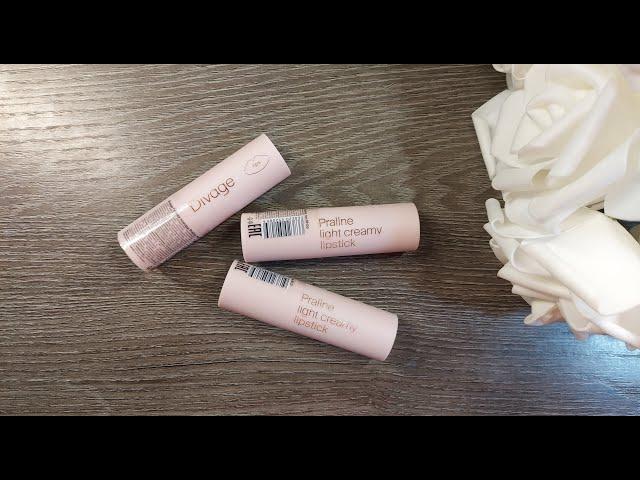 DIVAGE praline light creamy lipstick в оттенках 03/07/09