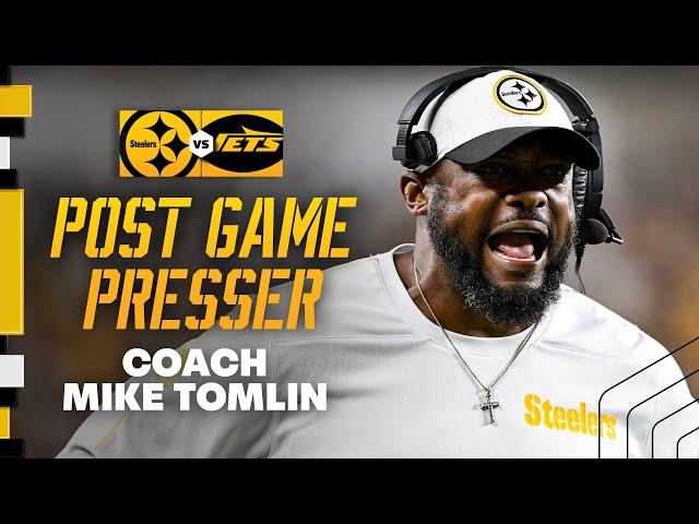 Coach Mike Tomlin Postgame Press Conference (Week 7 vs Jets) | Pittsburgh Steelers