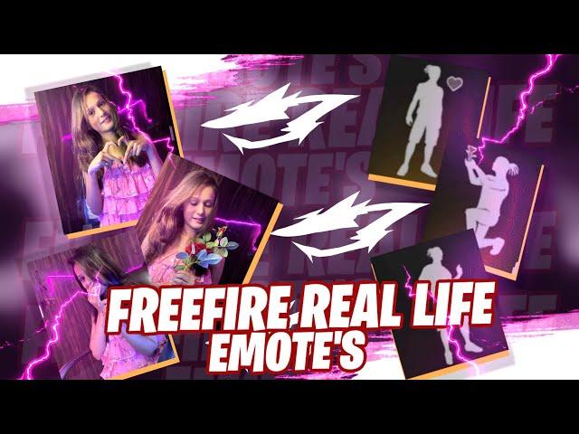 Free Fire Emotes Real Life Inspiration