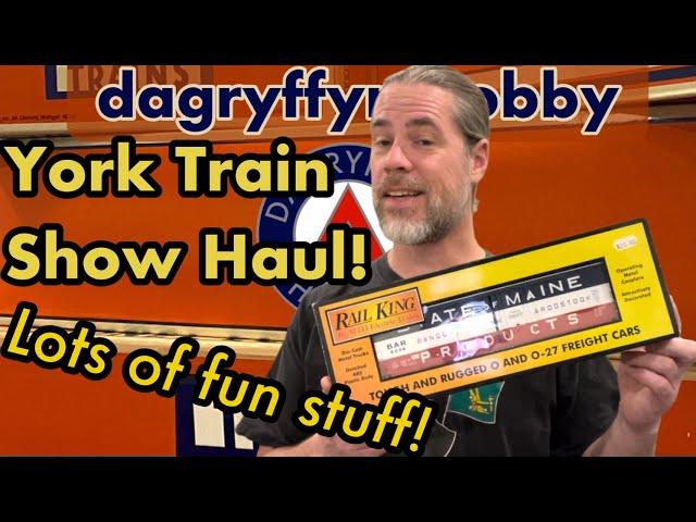 York Train Show, The Haul: Lots Of Fun Stuff and Some Junk. Bonus - Real Trains! October 2024