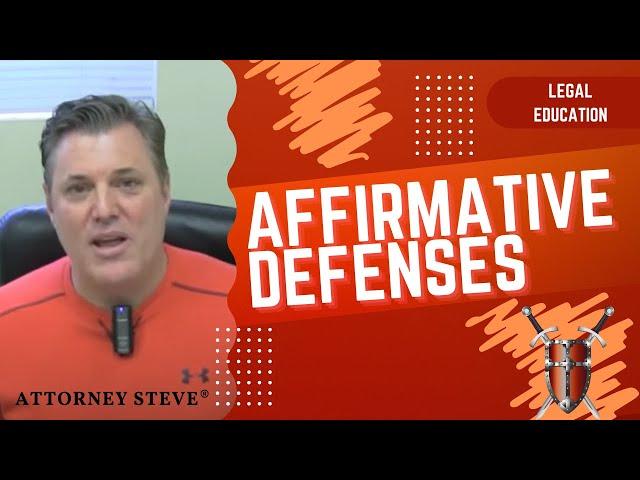 What affirmative defenses should I raise in response to a lawsuit?