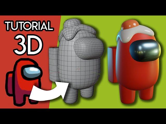  Cómo Modelar PERSONAJE 3D en 10 MINUTOS PASO a PASO - ⭐️TUTORIAL BLENDER⭐️