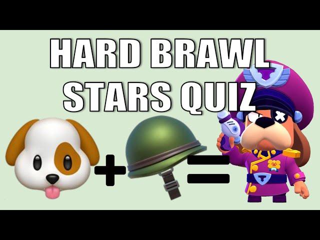 Guess The Brawler Quiz | Hard Brawl Stars Quiz