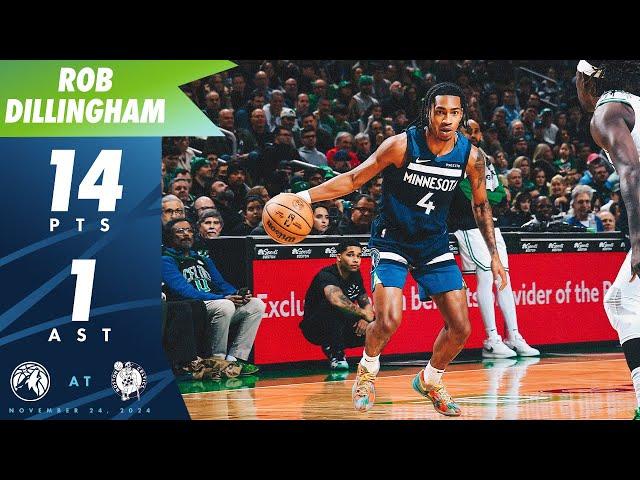 Rob Dillingham Scores 14 Points Against Celtics | 11.24.24