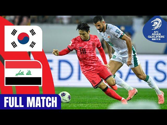 Korea Republic vs. Iraq – Full Match | AFC Asian Qualifiers™ Road to 26