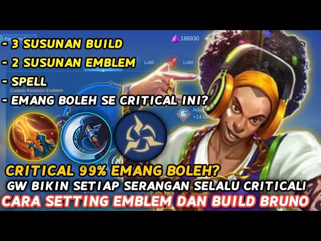 CAN IT BE CRITICAL 99%? SICK BUILD BRUNO SET 2024 SKYLAR | BRUNO'S EMBLEM HURTS