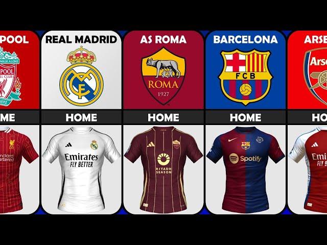 Leaked Jersey EUROPEAN CLUBS 2024-2025