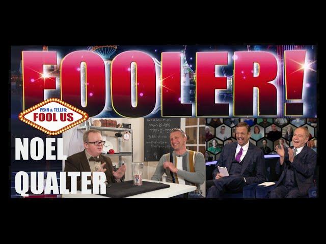 Penn & Teller FOOLED! INCREDIBLE FUNNY TIME TRAVEL TRICK! / Fool Us / Noel Qualter