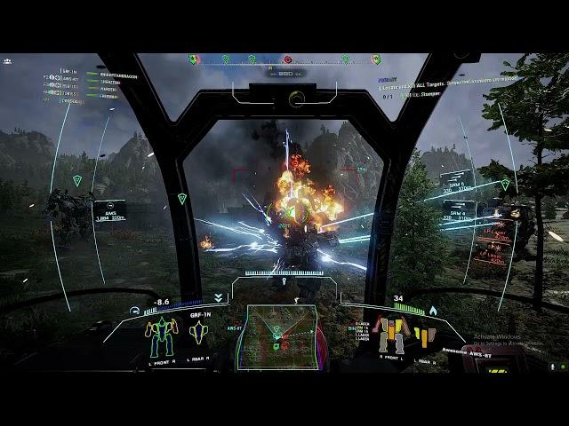 Mechwarrior 5 Mercs: First time in the Griffin