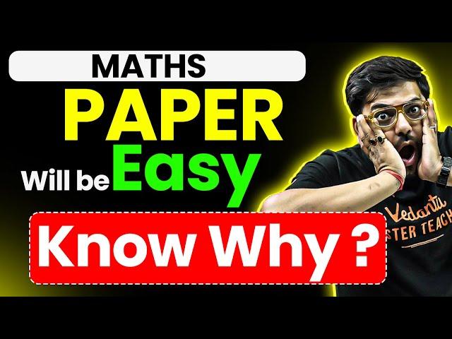 Class 12th Maths MOST EXPECTED PAPER for CBSE 2025| Harsh Sir