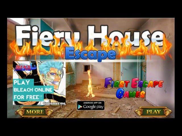 Fiery House Escape Games Walk Through - FirstEscapeGames