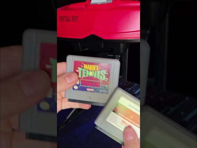 Virtual boy ASMR #virtualboy #nintendo #virtualreality #retrogaming #gameboy