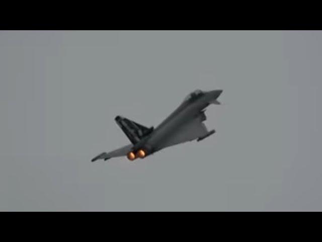 [4K] Italian Eurofighter Display- Jesolo Airshow 2024