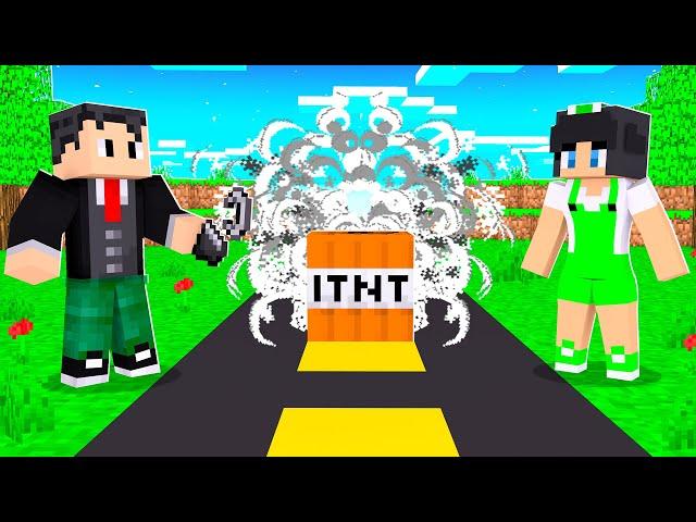 LINHA DE TNTS GIGANTES NO MINECRAFT