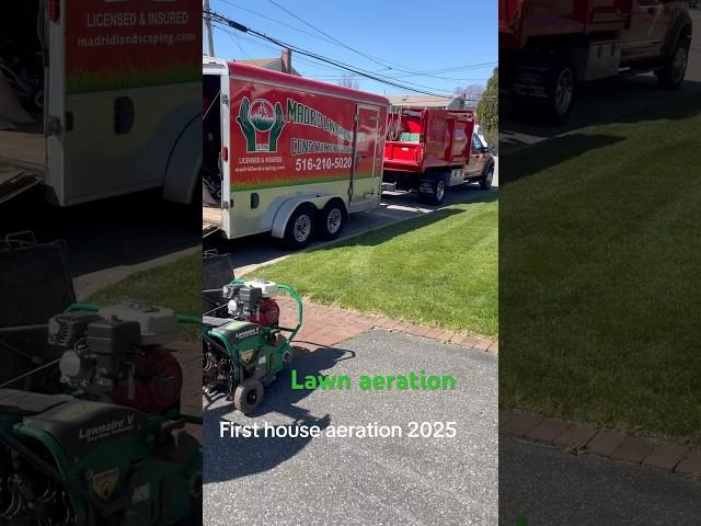 #Lawnaeration #to #loose #compaction #lawncare #longislandny