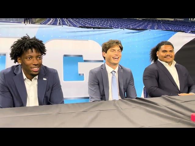 Sturdivant, Garbers, Toia - Big Ten Media Days