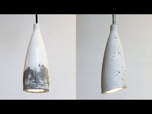 Homemade Modern, Episode 9 -- DIY concrete pendant lamp