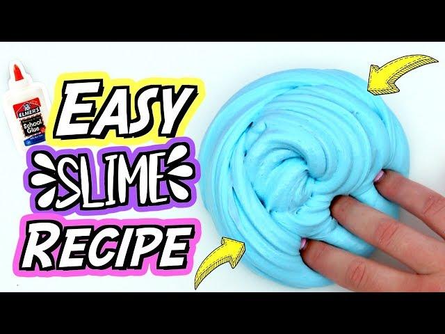 HOW TO MAKE SLIME For Beginners! NO FAIL Easy DIY Slime Recipe!