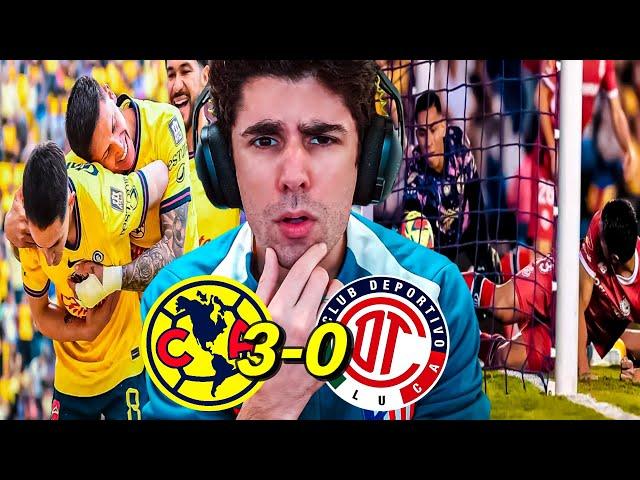  El América gana 3-0 a Toluca...pero HAY POLÉMICA 