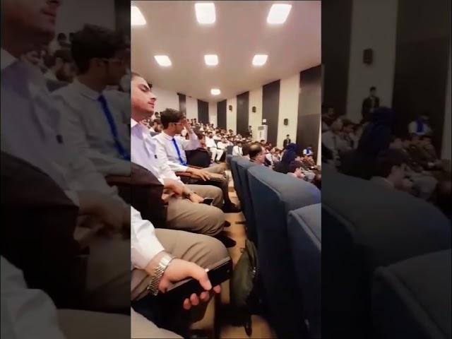 Shahzaib vloger in conference