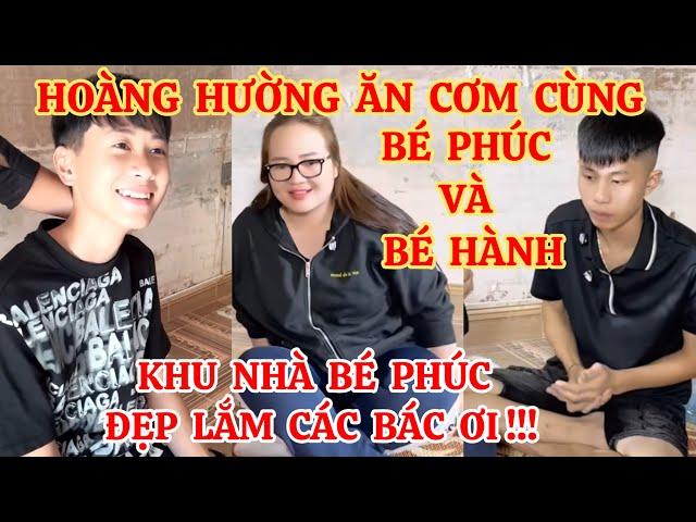 HOÀNG HƯỜNG ĂN CƠM CÙNG BÉ PHÚC VÀ BÉ HÀNH, KHU NHÀ BÉ PHÚC ĐẸP LẮM CÁC BÁC ƠI !