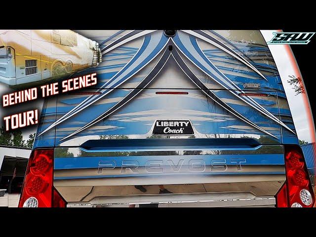 Inside The Most Expensive RV Paint Job In The World! Prevost Liberty Coach (2.6 Million Dollar RV)