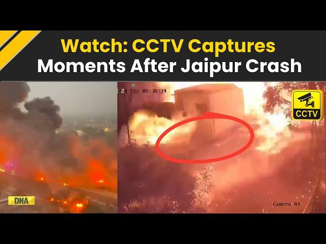 Jaipur Accident: CCTV Captures Moments After Jaipur Crash That Killed 11 | Jaipur Fire