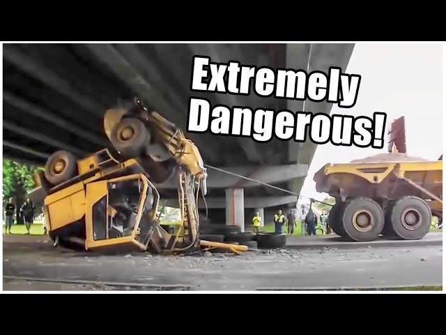 Most Dangerous Heavy Equipment Fails! // Heavy Equipment Operator Lessons