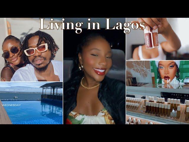 LIVING IN LAGOS | spending my sugardaddy’s money, Fenty haul, Gym accident, movie premiere & more!