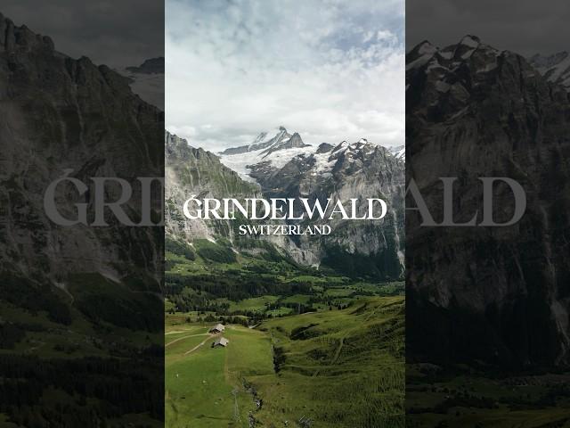 Grindelwald is unreal! #grindelwald #switzerland #drone #djimavic