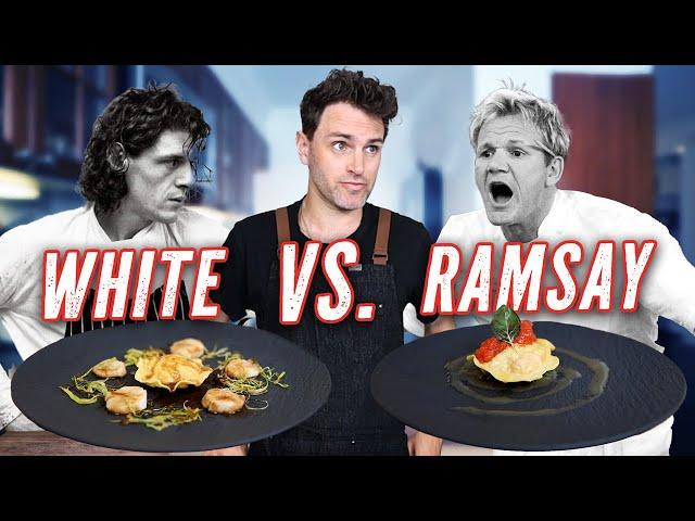 Lobster Ravioli CAGE MATCH: Gordon Ramsay vs. Marco Pierre White