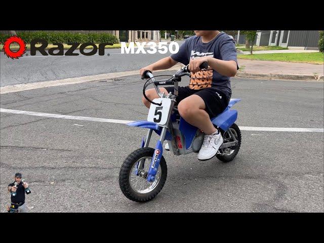 Seriously underrated electric dirt bike for kids - Razor MX350