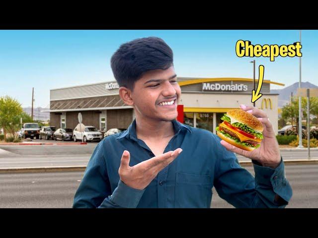 Trying Cheapest Fast Food Of Every Brand !