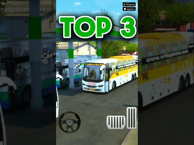 TOP 3 BEST BUS SIMULATOR GAMES FOR ANDROID/ iOS#bussimulator #shortsfeed #kheloandroid