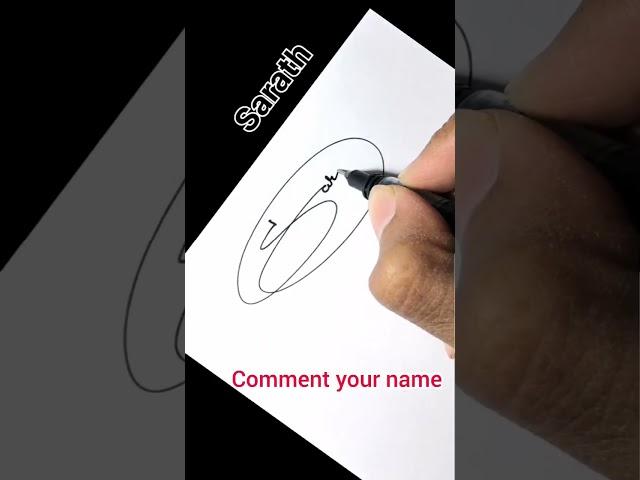 Best signature for sarath #shorts