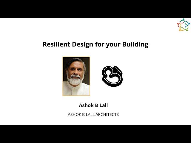 Webinar 10 | Resilient Design for your Building