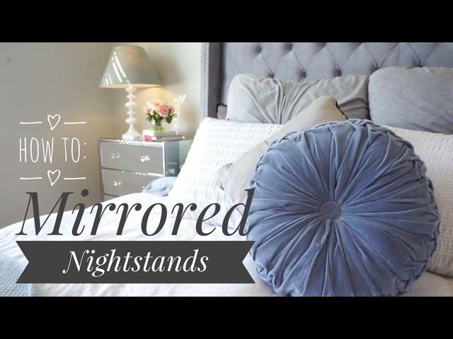 DIY Mirrored Nightstand | IKEA HACK