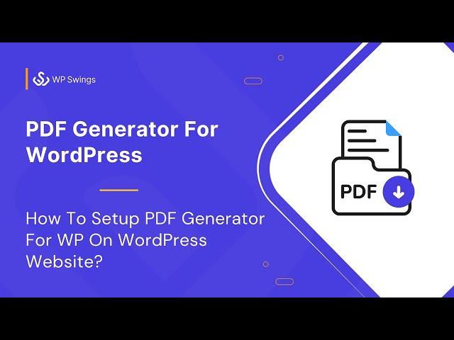 PDF Plugin For WordPress: How To Setup PDF Plugin || Tutorial on Free & Premium Features