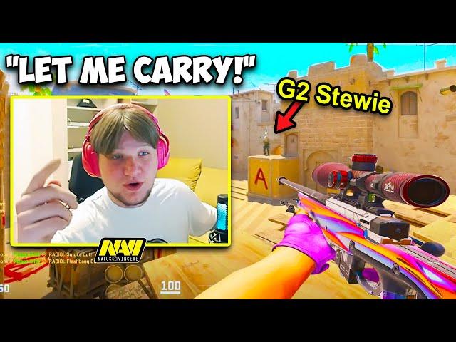 S1MPLE CARRIED NAVI PRO IN FPL! STEWIE2K NEEDS G2 CONTRACT! CS2 Twitch Clips