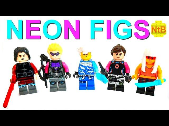 LEGO NEON MINIFIGURES!