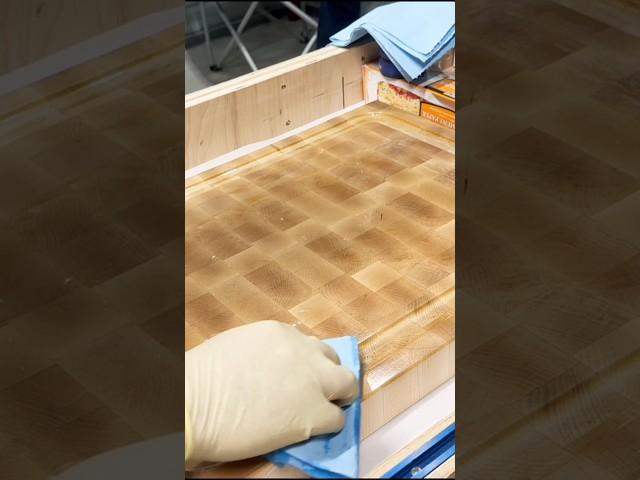 Watch me turn a solid block of hard maple into a stunning cutting board in under 3 minutes!