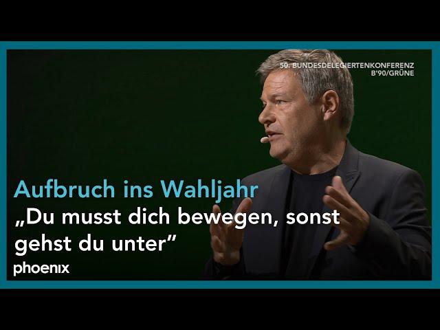 Grünen-Parteitag: Kanzlerkandidat Robert Habeck zur Kandidatur