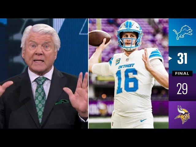 Lions are best team in NFL - Jimmy Johnson on Jared Goff EXPLDE 280 Yds, 2 TD to beat Vikings 31-29