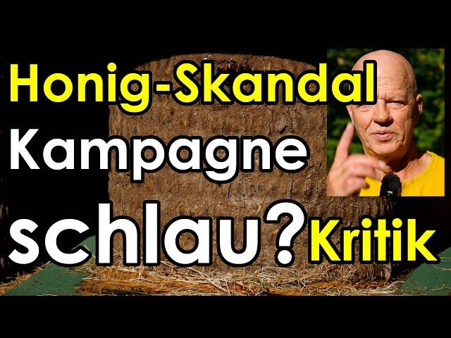 Kritikvideo: Gefälschter Honig? Honig-Skandal oder Schmutzkampagne? Ist diese Kampagne schlau?