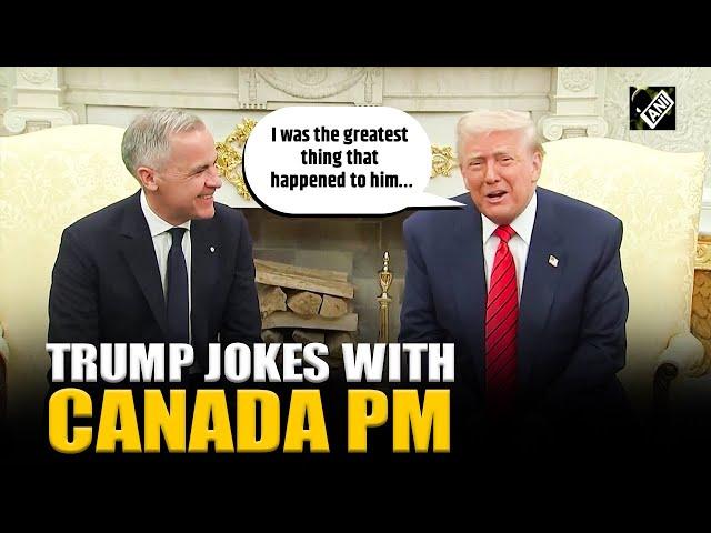 “I was the greatest thing that happened to him…” US’ Trump jokes with Canada’s Mark Carney