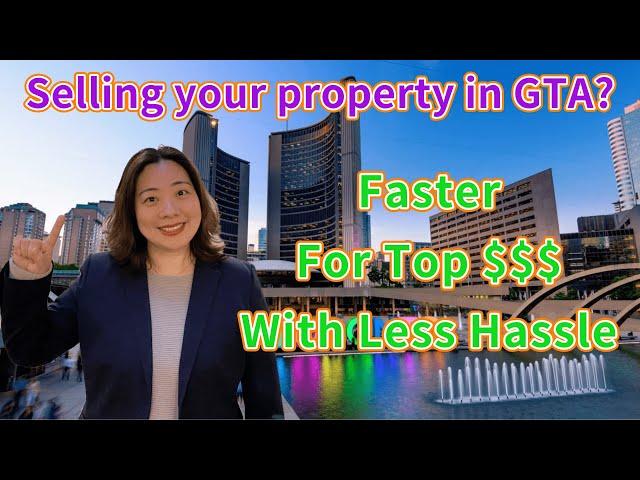 How to SELL your property FASTER, for MORE money and with LESS hassle in Great Toronto Area?